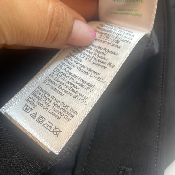 J.Crew Factory Wide-leg trouser pant SZ 12 - Picture 15 of 16